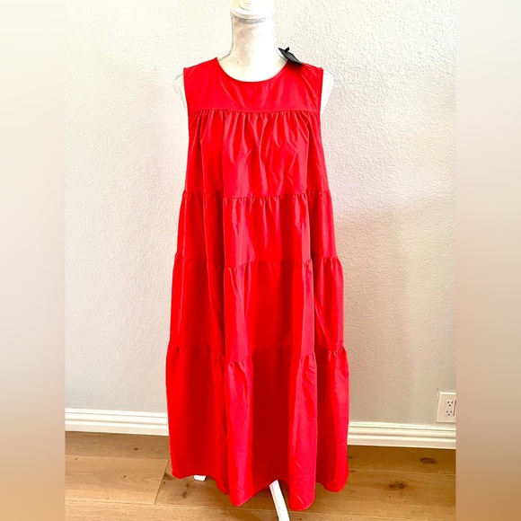 Kosmios Dresses & Skirts - Red Sleeveless Maxi Dress